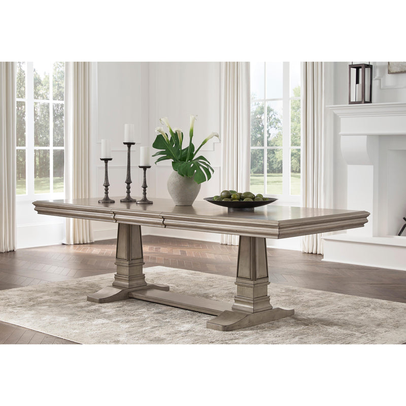 Signature Design by Ashley Lexorne Dining Table with Trestle Base D924-55B/D924-55T IMAGE 7