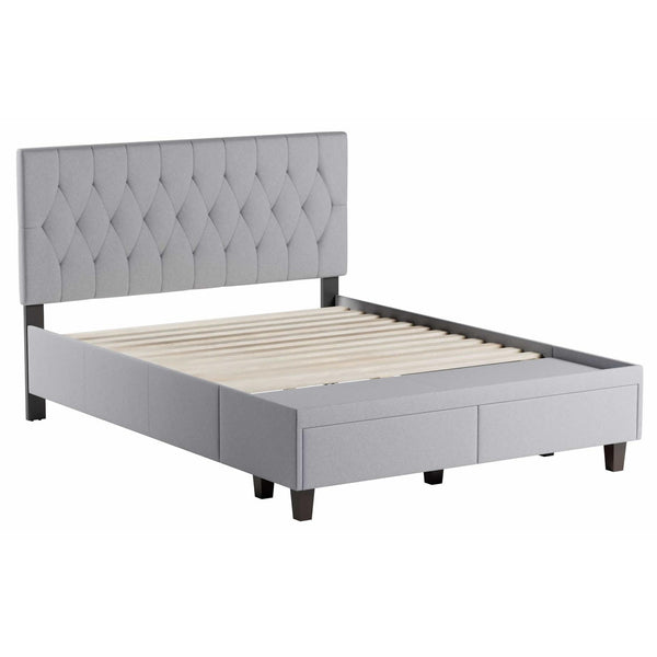 Weekender Morris Queen Upholstered Platform Bed with Storage WKXCQQST04D2SB IMAGE 1