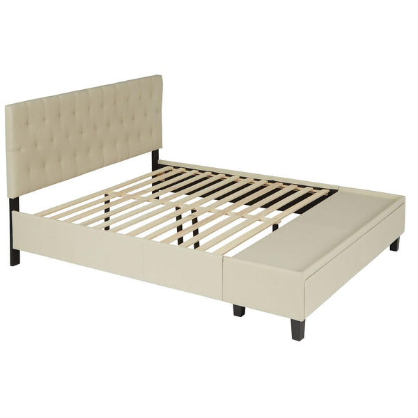 Weekender Morris King Upholstered Platform Bed with Storage WKXCKKPE04D2SB IMAGE 1
