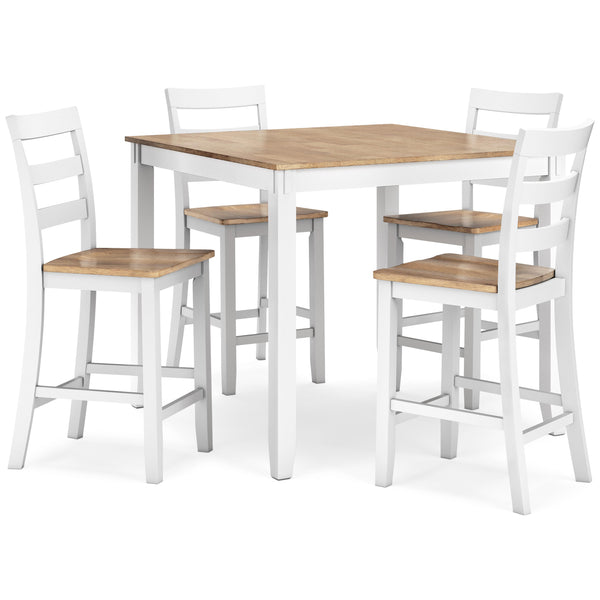 Signature Design by Ashley Gesthaven 5 pc Counter Height Dinette D398-223 IMAGE 1
