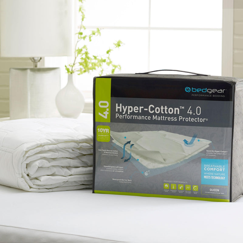 Bedgear Mattress Protectors Full Hyper-Cotton 4.0 Performance Mattress Pad (Full) IMAGE 2