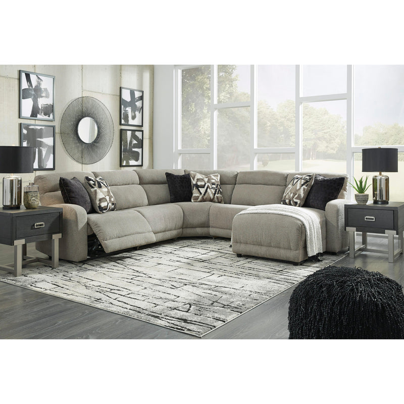 Signature Design by Ashley Colleyville Power Reclining Fabric 5 pc Sectional 5440558/5440546/5440577/5440546/5440597 IMAGE 4