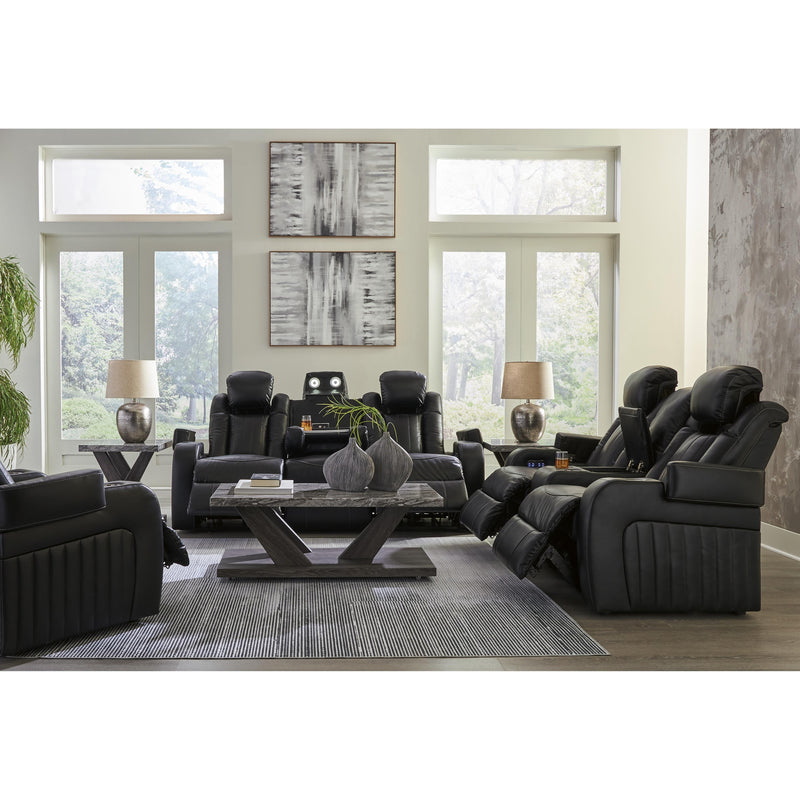 Signature Design by Ashley Caveman Den Power Leather Look Recliner 9070313 IMAGE 16