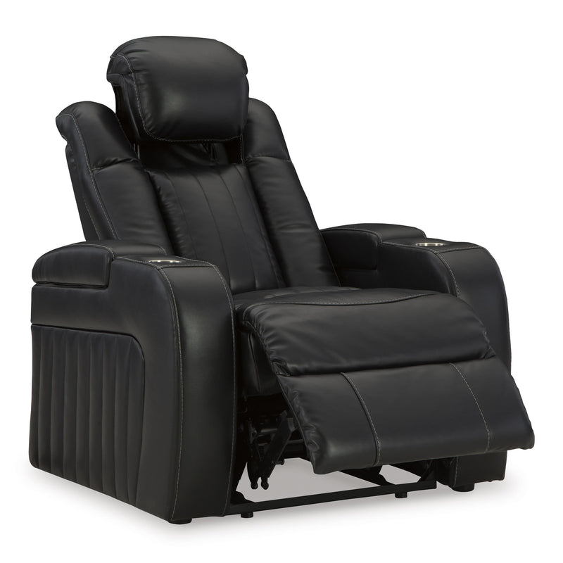 Signature Design by Ashley Caveman Den Power Leather Look Recliner 9070313 IMAGE 2