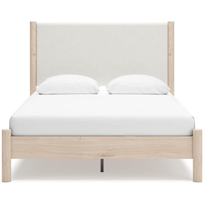 Signature Design by Ashley Cadmori Queen Upholstered Panel Bed B2615-57/B2615-54/B100-13 IMAGE 2