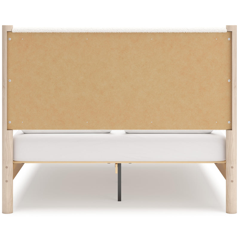 Signature Design by Ashley Cadmori Queen Upholstered Panel Bed B2615-57/B2615-54/B100-13 IMAGE 4