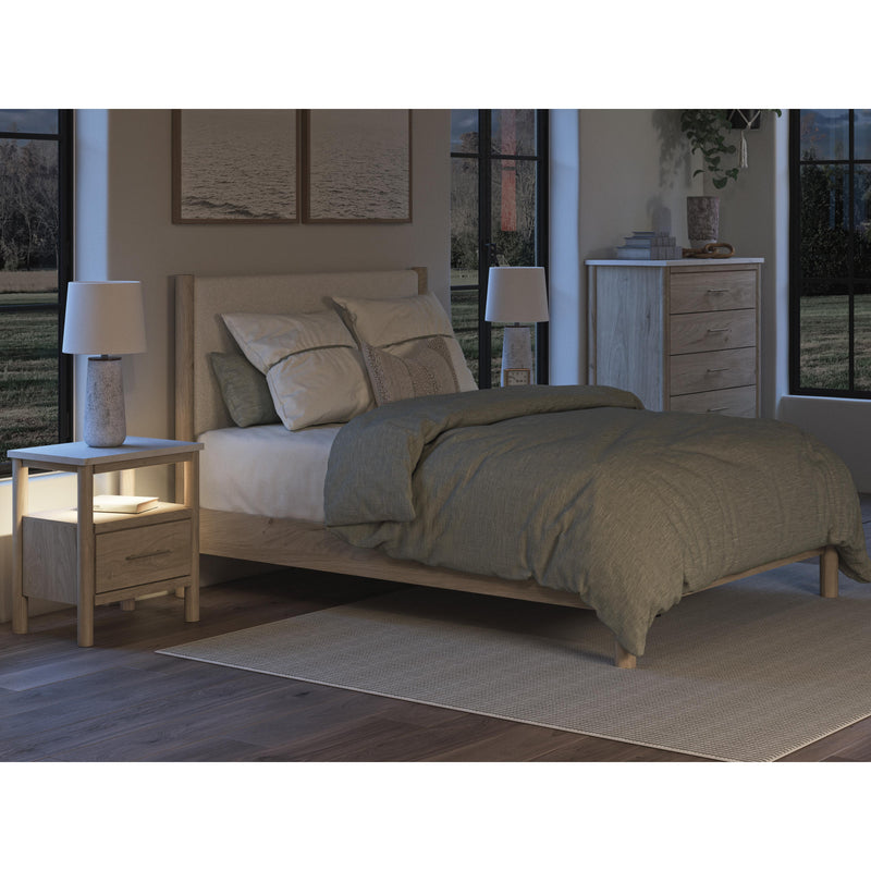 Signature Design by Ashley Cadmori Queen Upholstered Panel Bed B2615-57/B2615-54/B100-13 IMAGE 8