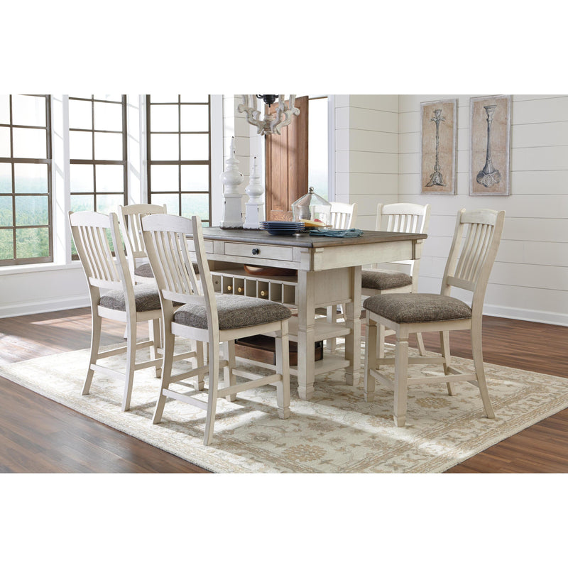 Signature Design by Ashley Bolanburg D647 7 pc Counter Height Dining Set IMAGE 1