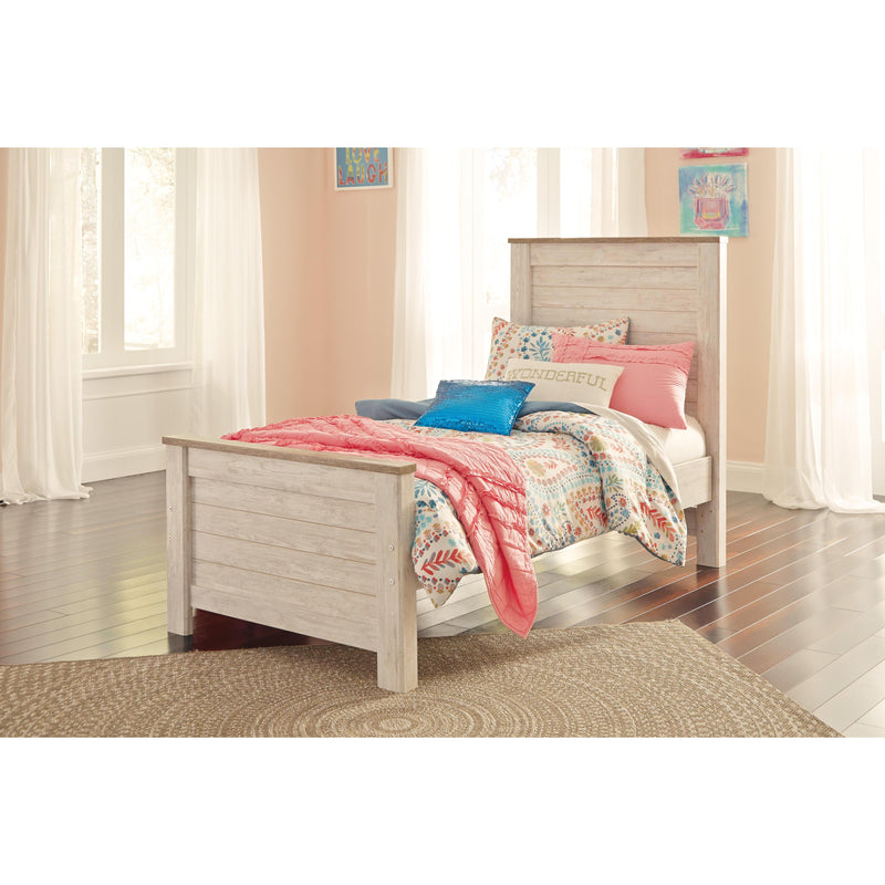 Signature Design by Ashley Willowton B267 4 pc Twin Panel Bedroom Set IMAGE 2