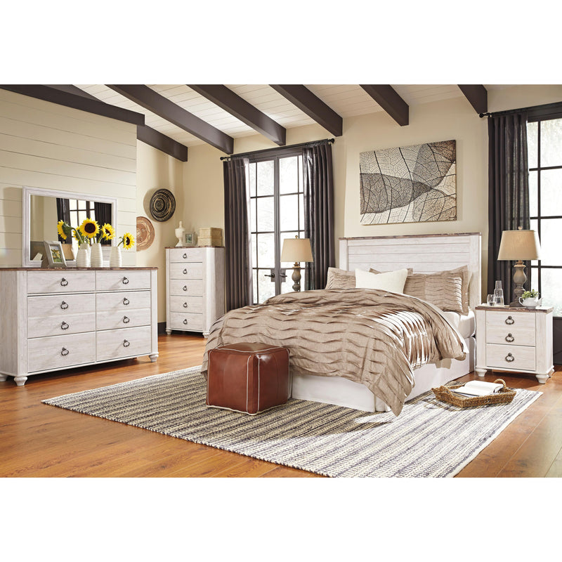 Signature Design by Ashley Willowton 6-Drawer Dresser with Mirror B267-31/B267-36 IMAGE 4