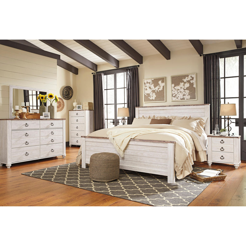 Signature Design by Ashley Willowton 6-Drawer Dresser with Mirror B267-31/B267-36 IMAGE 7