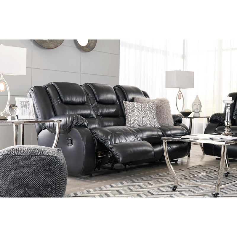 Signature Design by Ashley Vacherie Reclining Leather Look Sofa 7930888 IMAGE 3