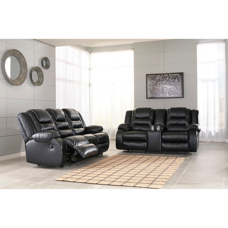 Signature Design by Ashley Vacherie Reclining Leather Look Sofa 7930888 IMAGE 5