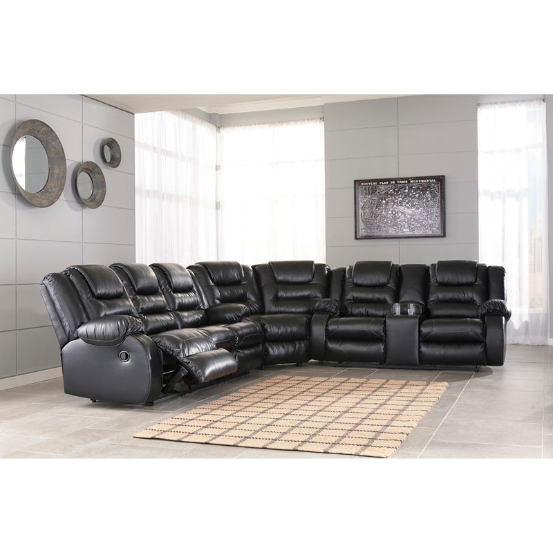 Signature Design by Ashley Vacherie Reclining Leather Look Sofa 7930888 IMAGE 9