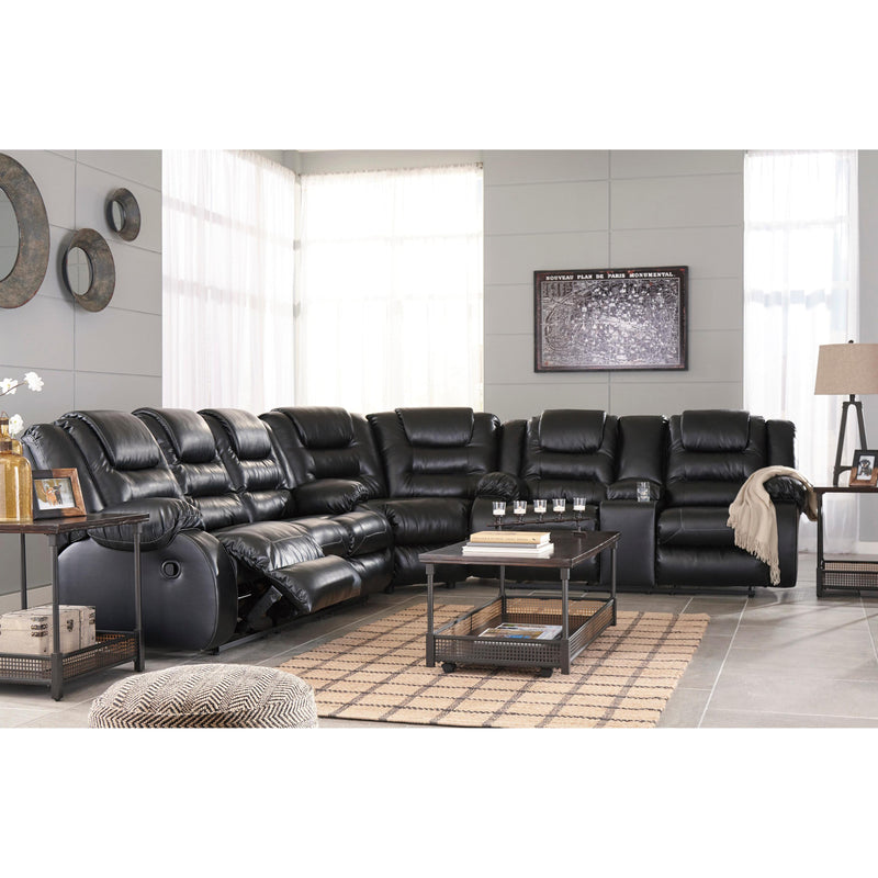 Signature Design by Ashley Vacherie Reclining Leather Look Loveseat 7930894 IMAGE 9