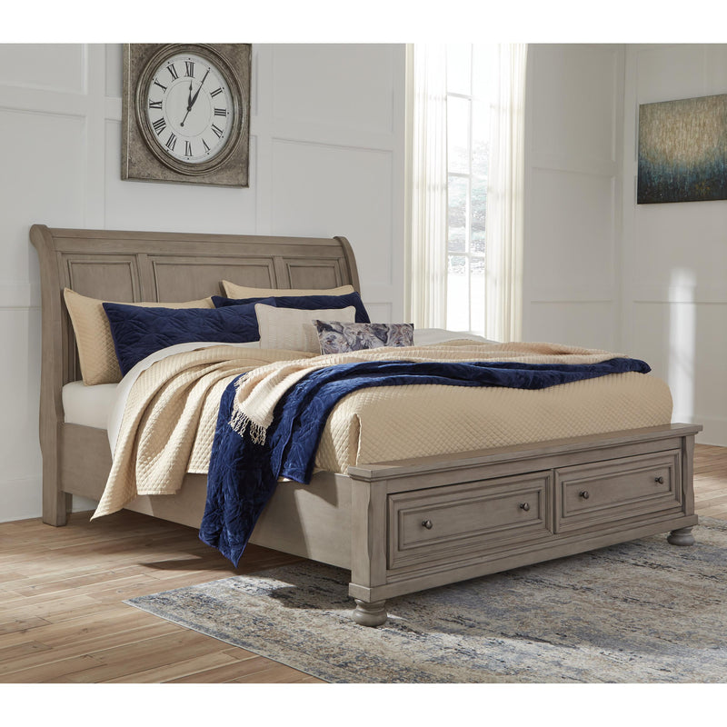 Signature Design by Ashley Lettner Queen Sleigh Bed with Storage B733-77/B733-74/B733-98 IMAGE 2