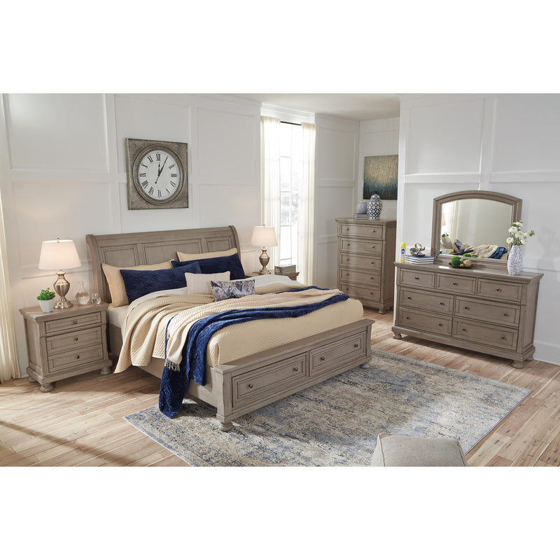Signature Design by Ashley Lettner King Sleigh Bed with Storage B733-78/B733-76/B733-99 IMAGE 5