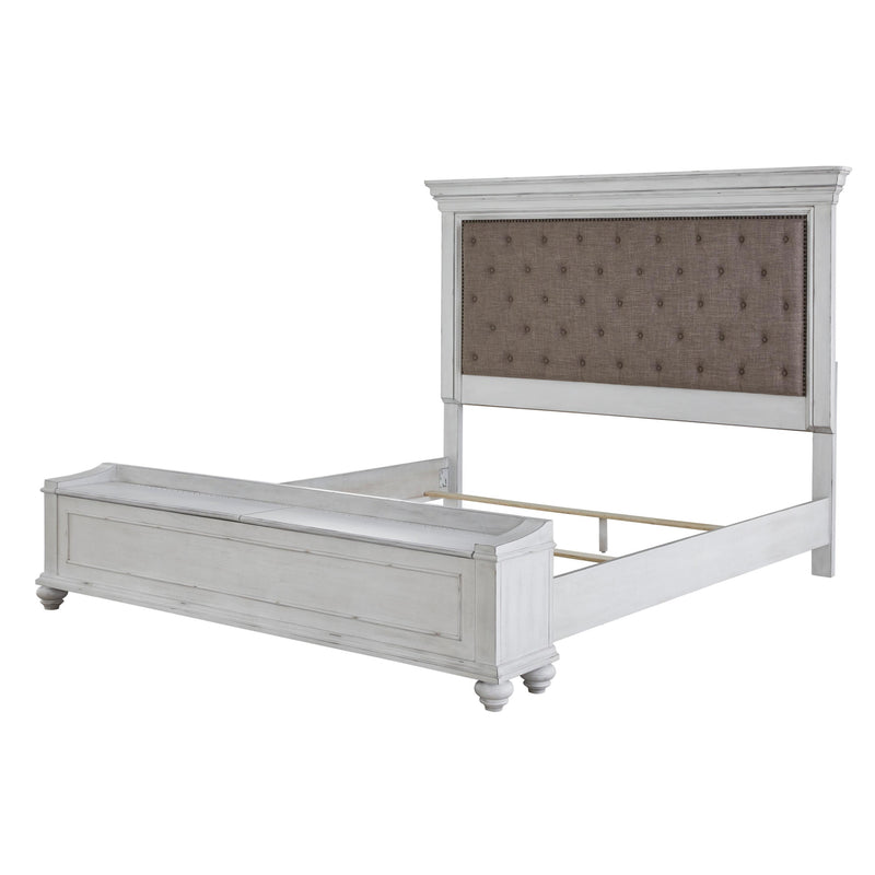 Benchcraft Kanwyn Queen Upholstered Panel Bed with Storage B777-157/B777-54S/B777-96 IMAGE 3