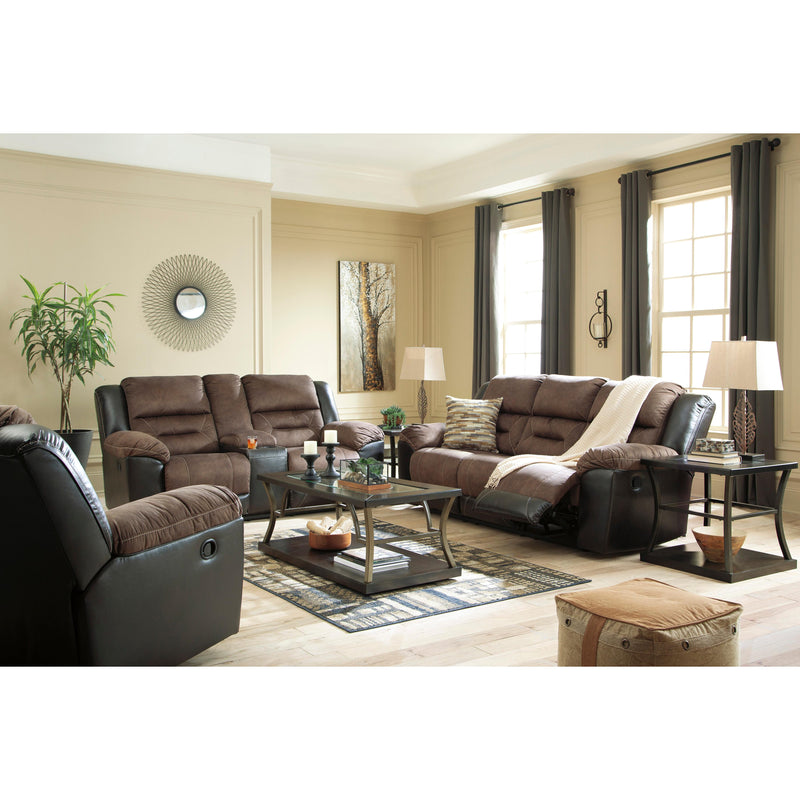 Signature Design by Ashley Earhart Reclining Fabric and Leather Look Sofa 2910188 IMAGE 12