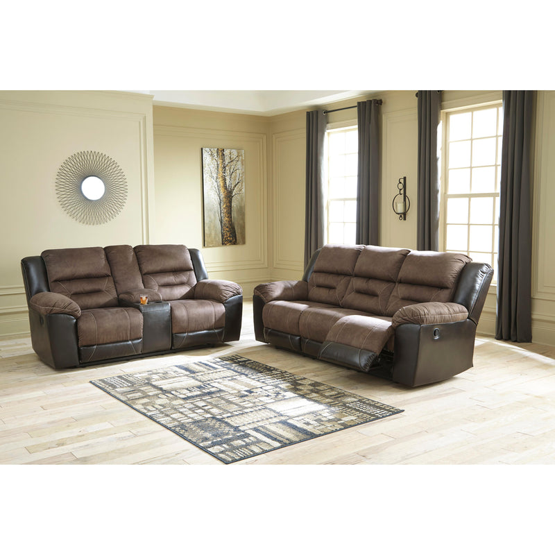 Signature Design by Ashley Earhart Reclining Fabric and Leather Look Sofa 2910188 IMAGE 8