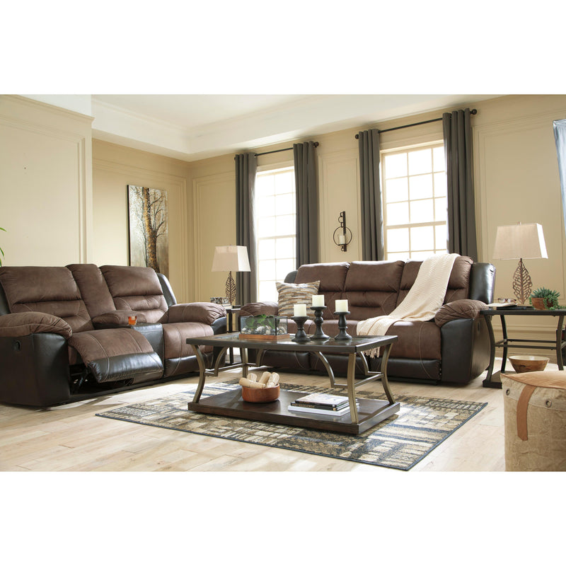 Signature Design by Ashley Earhart Reclining Fabric and Leather Look Loveseat 2910194 IMAGE 10