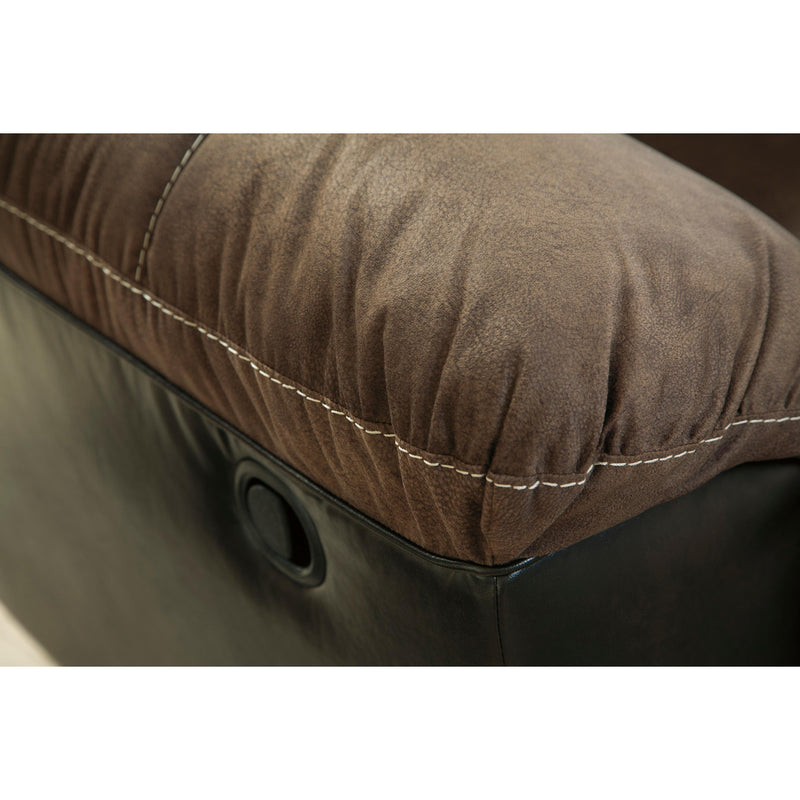 Signature Design by Ashley Earhart Reclining Fabric and Leather Look Loveseat 2910194 IMAGE 7