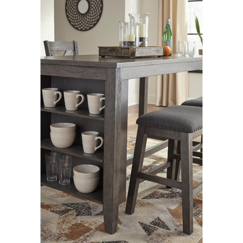 Signature Design by Ashley Caitbrook Counter Height Dining Table with Trestle Base D388-13 IMAGE 3