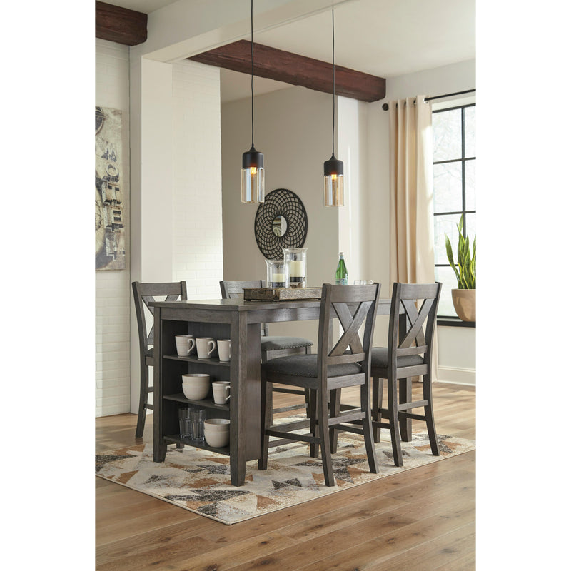 Signature Design by Ashley Caitbrook Counter Height Dining Table with Trestle Base D388-13 IMAGE 8