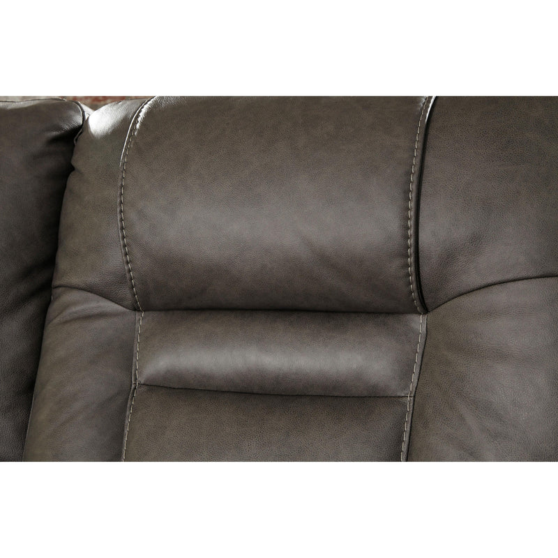 Signature Design by Ashley Wurstrow Power Leather Match Recliner U5460213 IMAGE 8