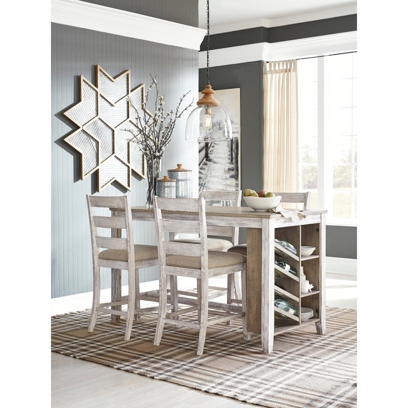 Signature Design by Ashley Skempton Counter Height Dining Table with Trestle Base D394-32 IMAGE 7