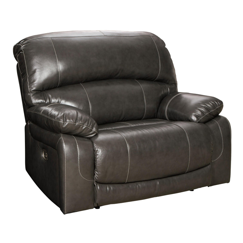 Signature Design by Ashley Hallstrung Power Leather Match Recliner U5240382 IMAGE 2