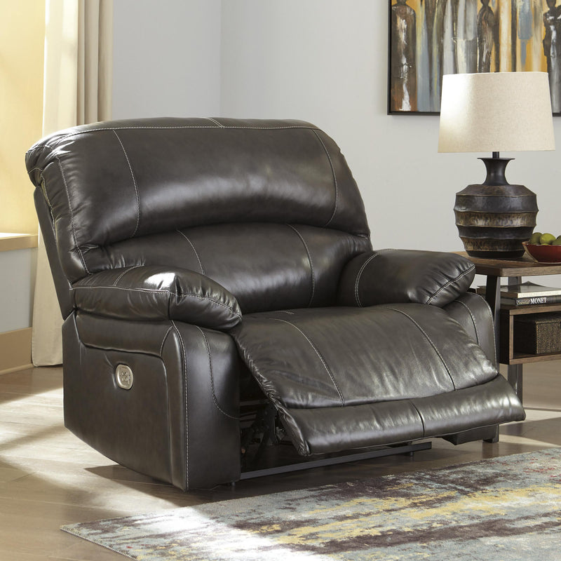 Signature Design by Ashley Hallstrung Power Leather Match Recliner U5240382 IMAGE 8