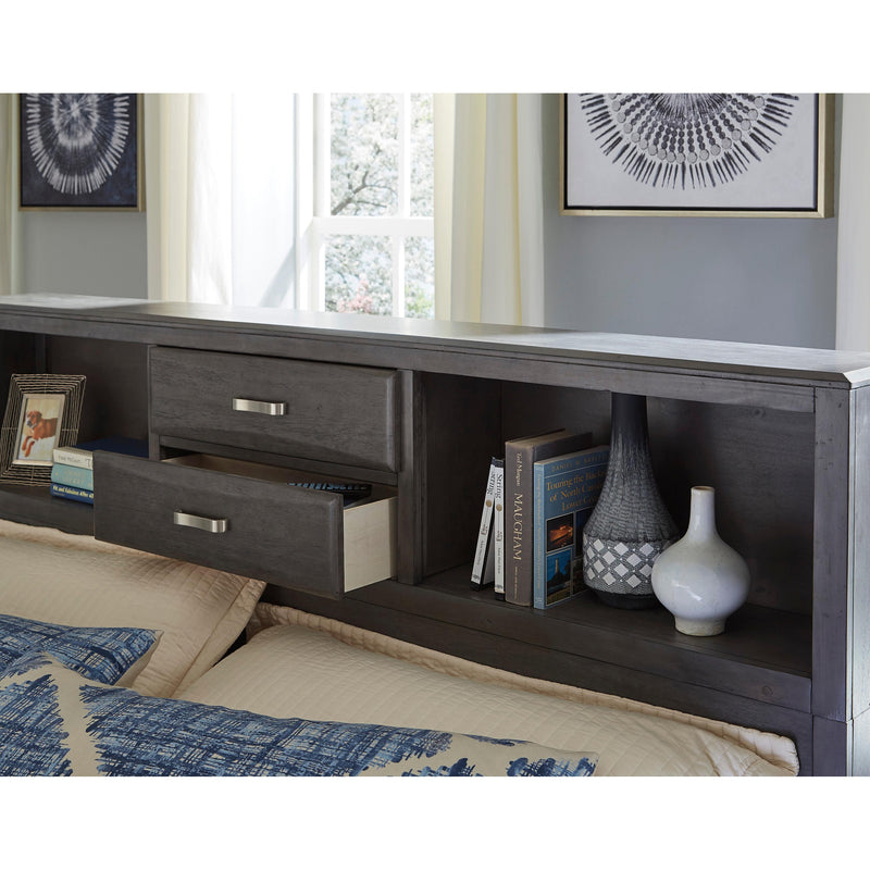 Signature Design by Ashley Caitbrook California King Bookcase Bed with Storage B476-69/B476-66/B476-95 IMAGE 5