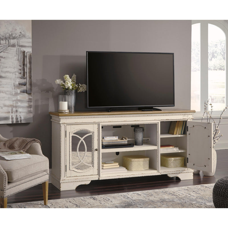 Signature Design by Ashley Realyn TV Stand with Cable Management W743-68 IMAGE 7