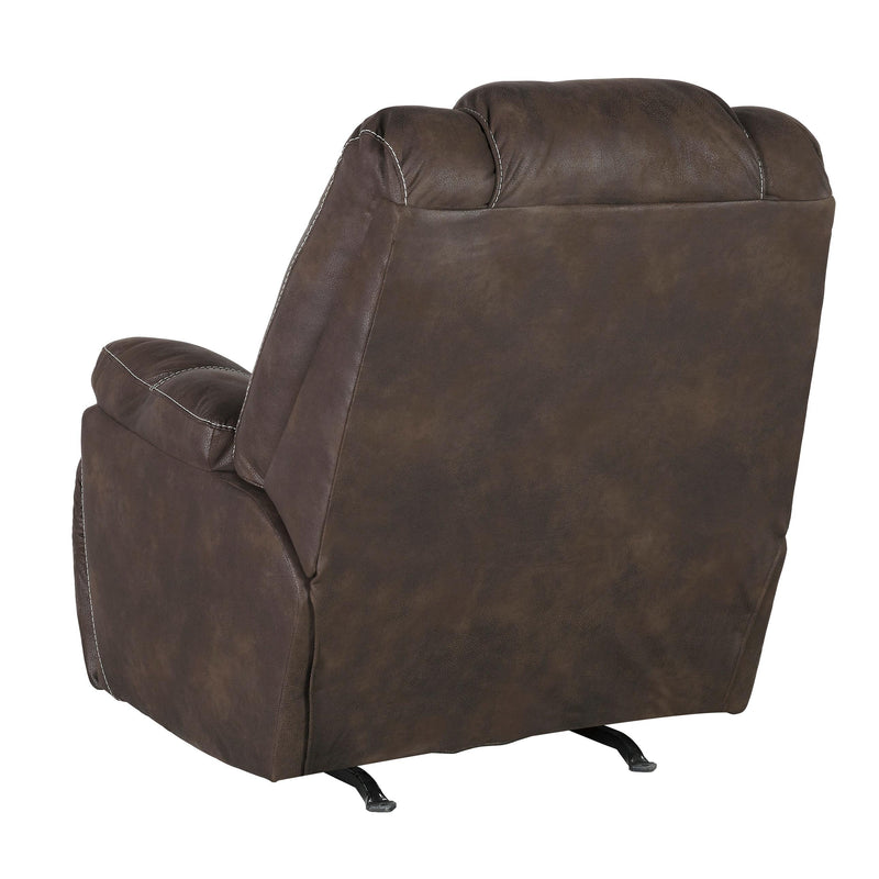 Signature Design by Ashley Warrior Fortress Rocker Leather Look Recliner 4670125 IMAGE 3