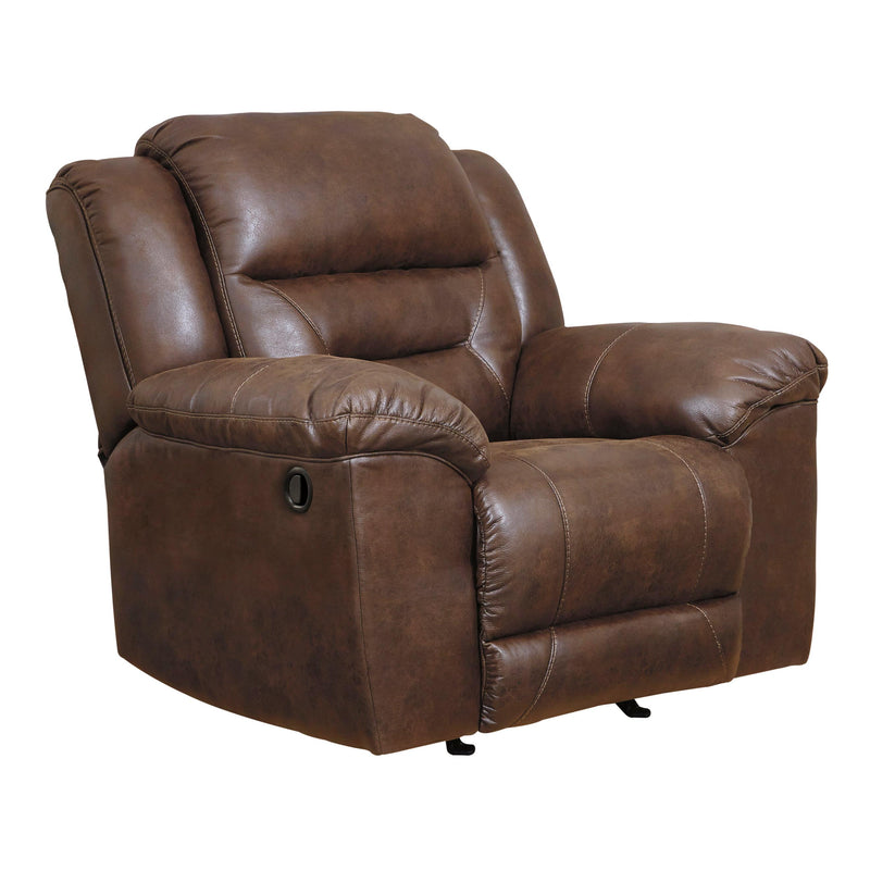 Signature Design by Ashley Stoneland Rocker Leather Look Recliner 3990425 IMAGE 2