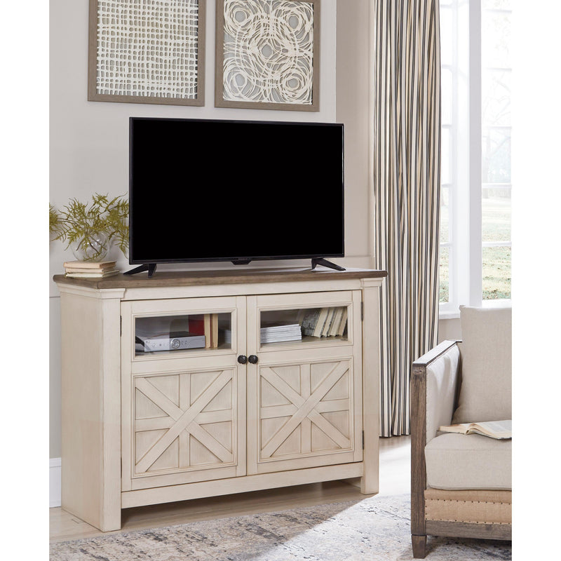 Signature Design by Ashley Bolanburg TV Stand with Cable Management W647-28 IMAGE 4