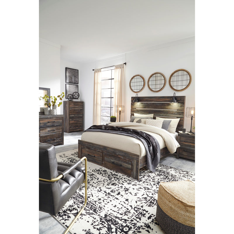 Signature Design by Ashley Drystan Queen Panel Bed with Storage B211-57/B211-54S/B211-96 IMAGE 7