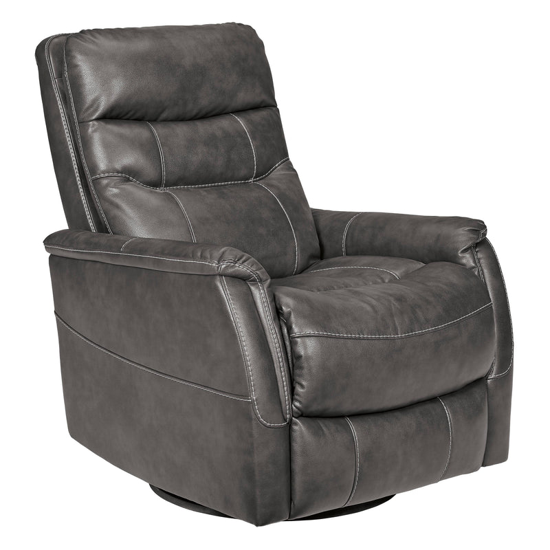 Signature Design by Ashley Riptyme Swivel Glider Leather Look Recliner 4640261 IMAGE 2