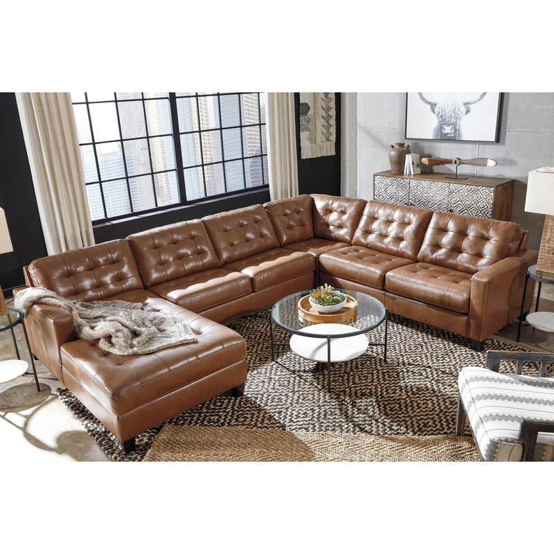 Signature Design by Ashley Baskove Leather Match 4 pc Sectional 1110216/1110277/1110234/1110256 IMAGE 4