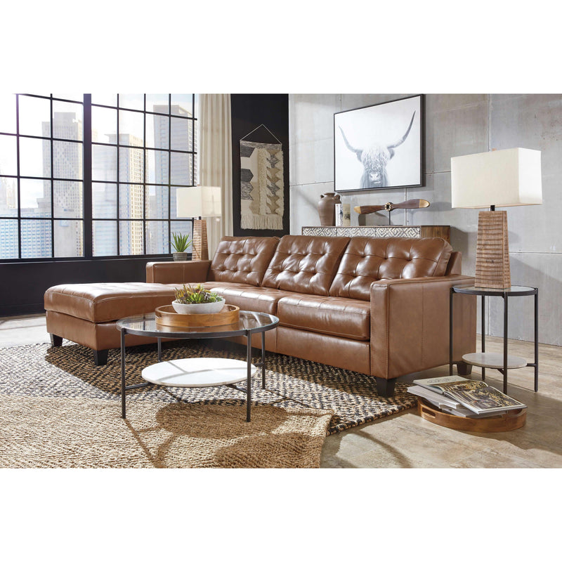 Signature Design by Ashley Baskove Leather Match 2 pc Sectional 1110216/1110256 IMAGE 4