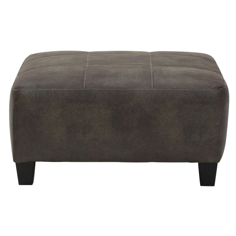 Signature Design by Ashley Navi Leather Look Ottoman 9400208 IMAGE 2