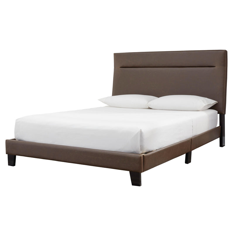 Signature Design by Ashley Adelloni Queen Upholstered Platform Bed B080-481 IMAGE 1