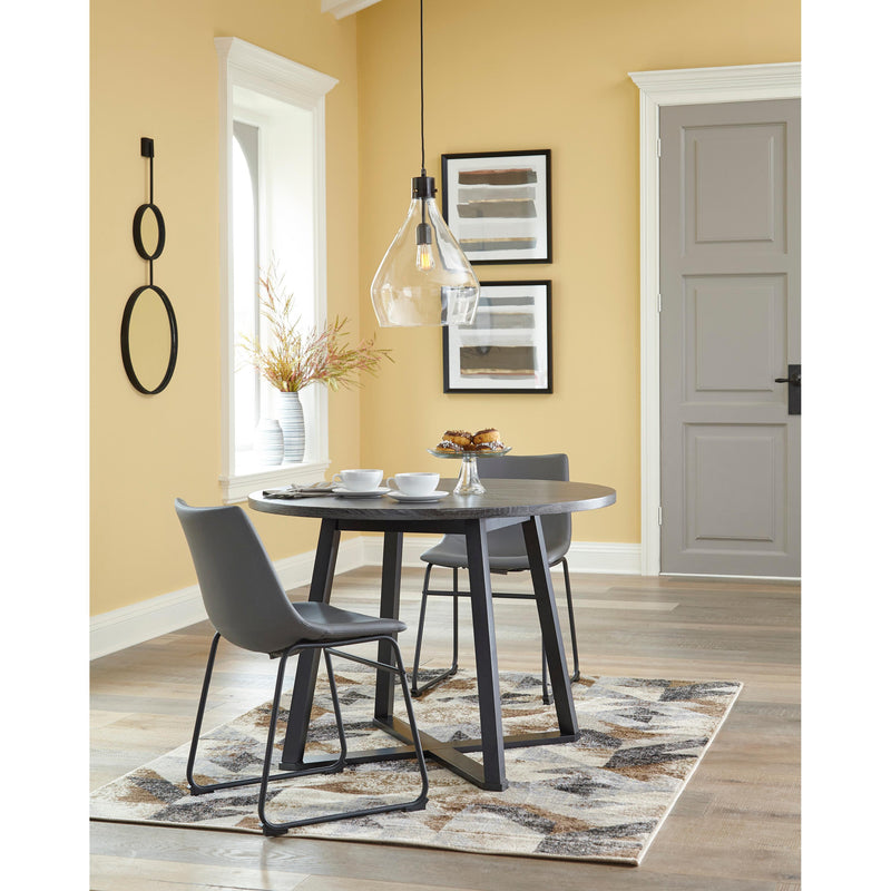Signature Design by Ashley Round Centiar Dining Table with Pedestal Base D372-16 IMAGE 9