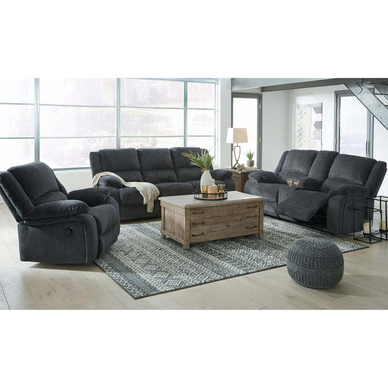 Signature Design by Ashley Draycoll Reclining Fabric Loveseat 7650494 IMAGE 12