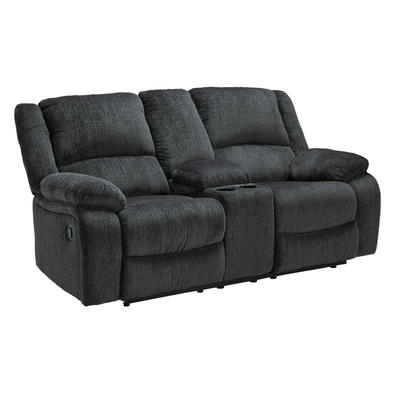 Signature Design by Ashley Draycoll Reclining Fabric Loveseat 7650494 IMAGE 2