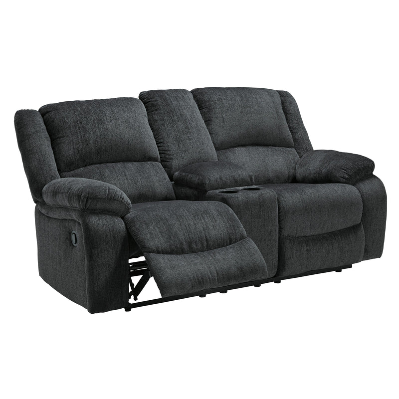 Signature Design by Ashley Draycoll Reclining Fabric Loveseat 7650494 IMAGE 3