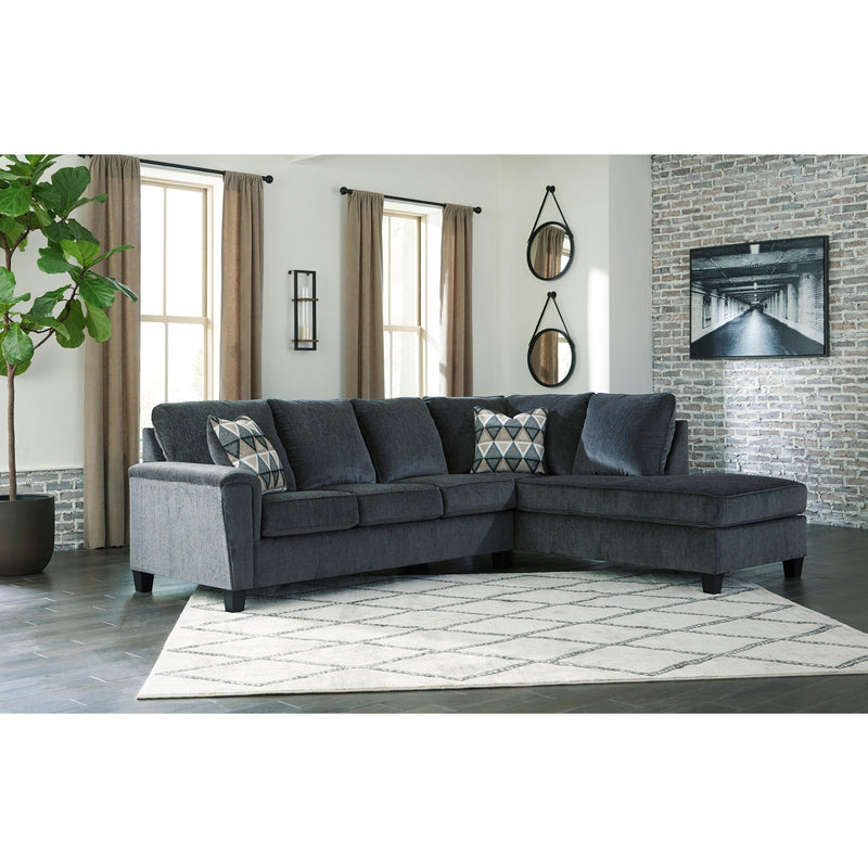 Signature Design by Ashley Abinger Fabric Queen Sleeper Sectional 8390569/8390517 IMAGE 3