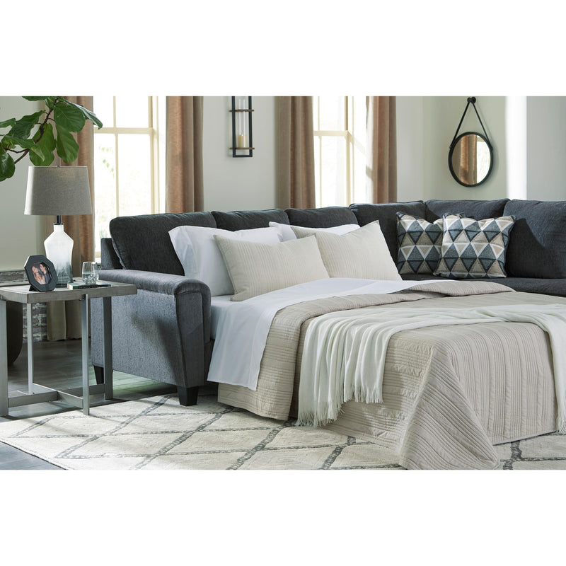 Signature Design by Ashley Abinger Fabric Queen Sleeper Sectional 8390569/8390517 IMAGE 4
