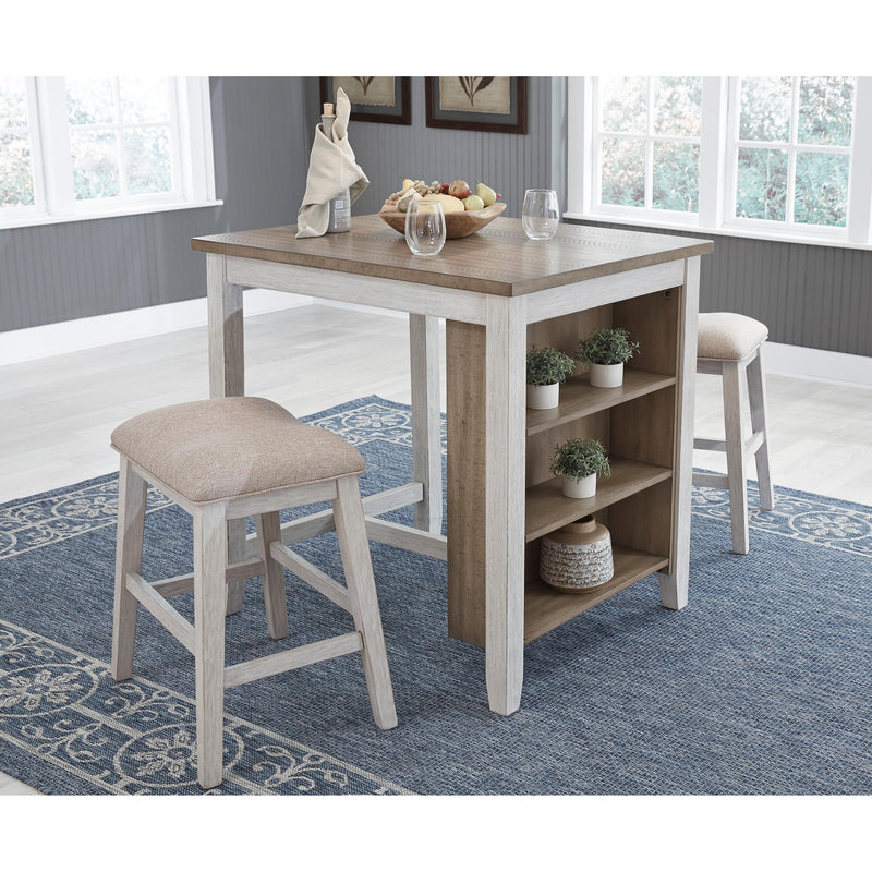 Signature Design by Ashley Skempton 3 pc Counter Height Dinette D394-113 IMAGE 3